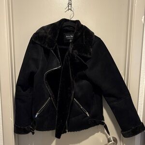 Jason Maxwell Plush Black Outerwear